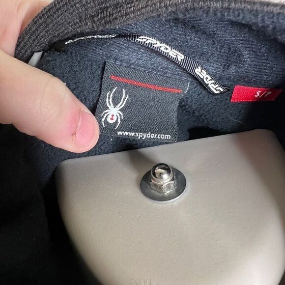 Spyder fleece jacket men’s size small grey - Picture 5 of 10